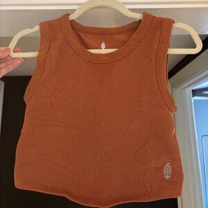 Free People Free Throw Muscle Tank in Umber